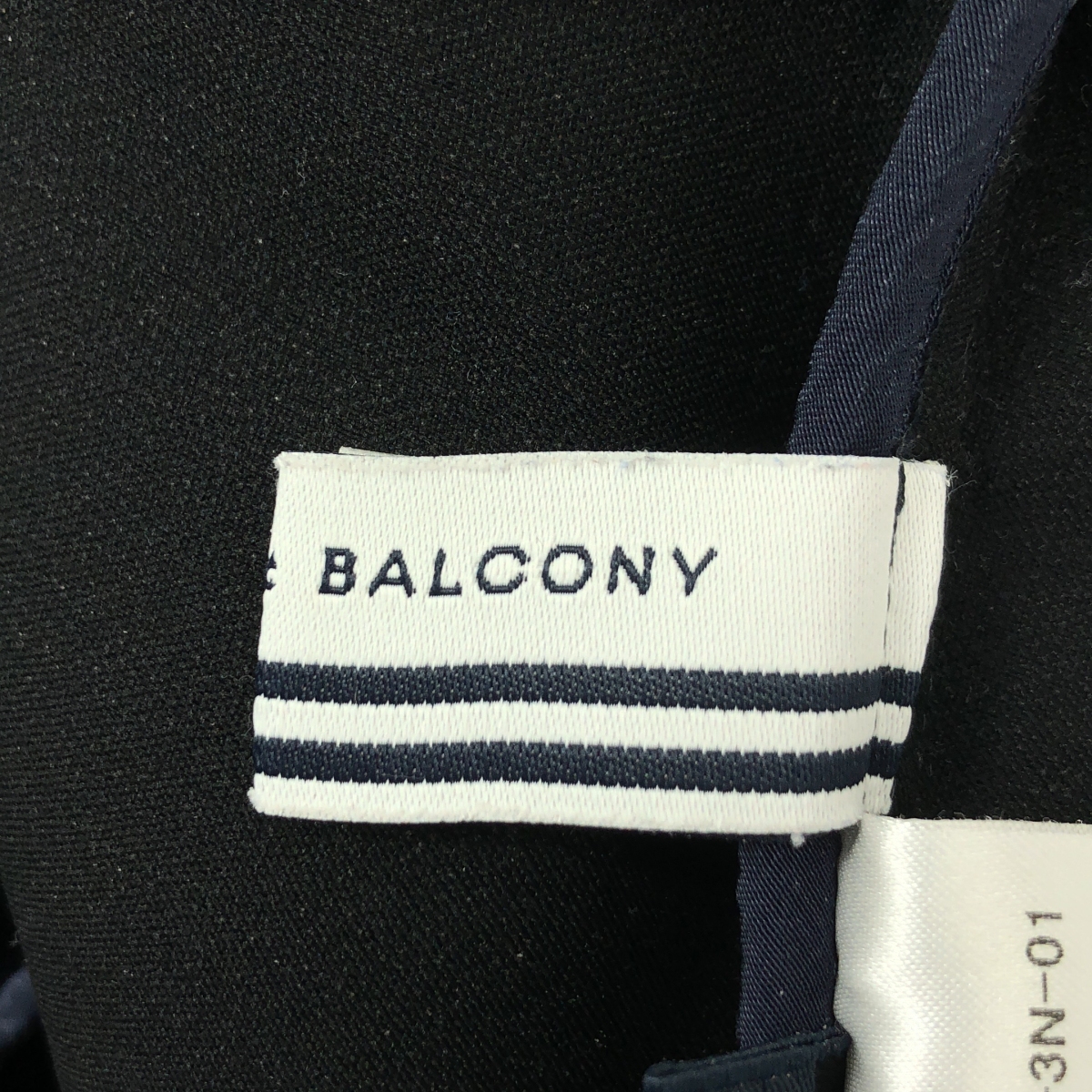 BORDERS at BALCONY / ボーダーズアットバルコニー ポリエステル バックギャザー ブラウス