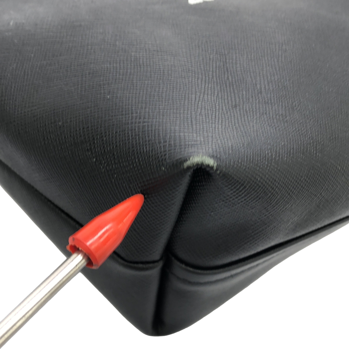 COMME des GARCONS / コムデギャルソン 牛革 カウレザー ロゴ ハンド トートバッグ