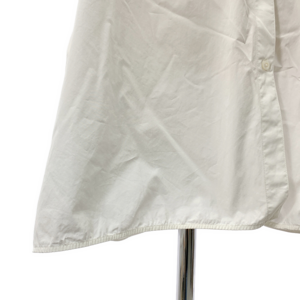 JIL SANDER / ジルサンダー コットン エンブロイダリーワンポイントロゴ ポケット付き オーバー シャツ ワンピース