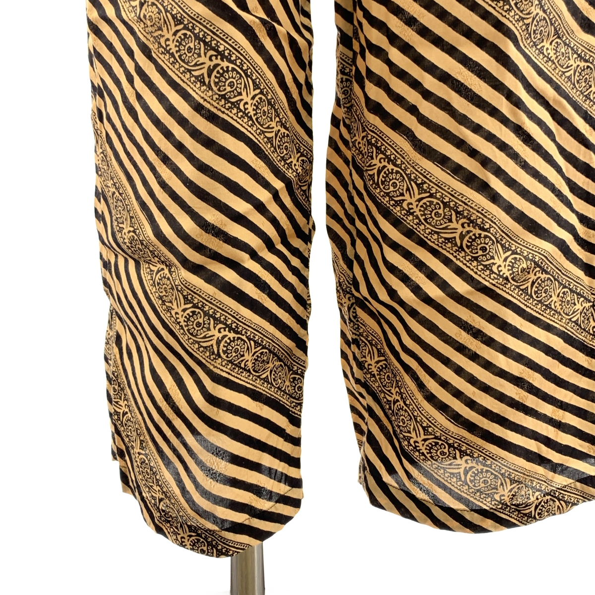 sara mallika / サラマリカ ストライプ プリント カフタン ジャンプスーツ オールインワンパンツ