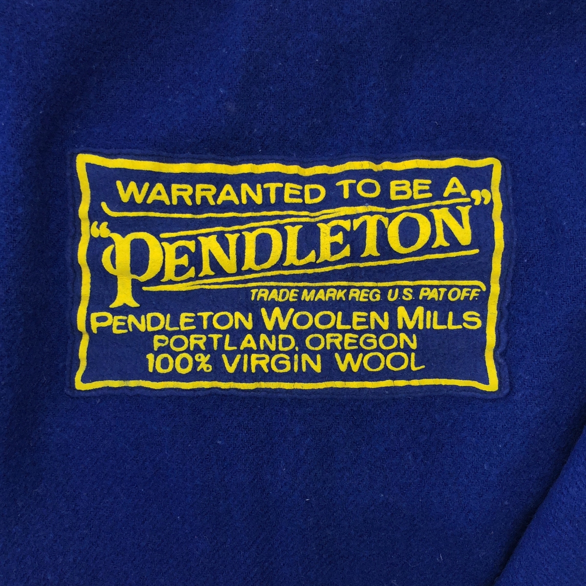 PENDLETON / ペンドルトン ウール ロゴ 大判 ブランケット ストール