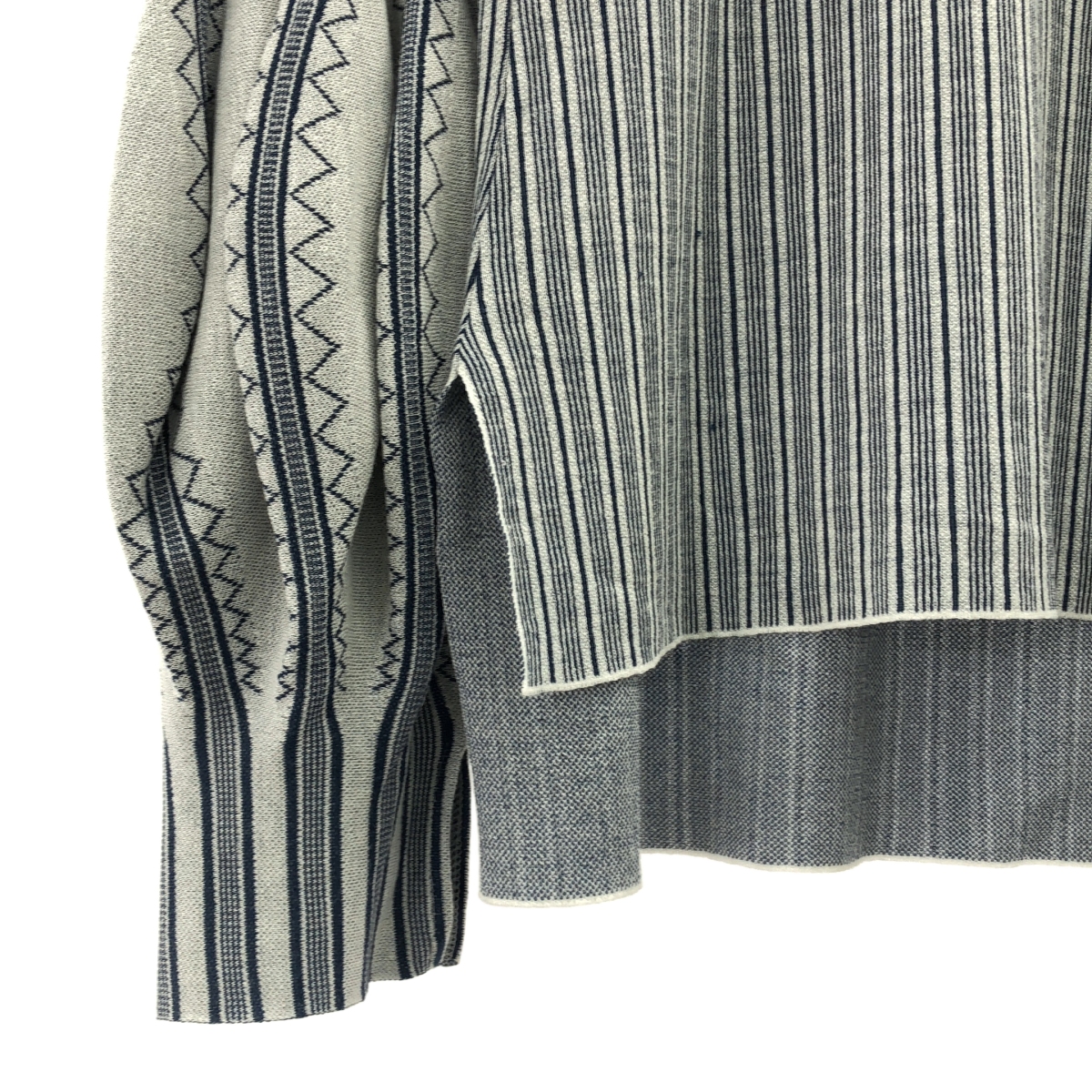 Mame Kurogouchi / マメクロゴウチ Asymmetric Knitted Volume Top スカルプチャー ニットトップ