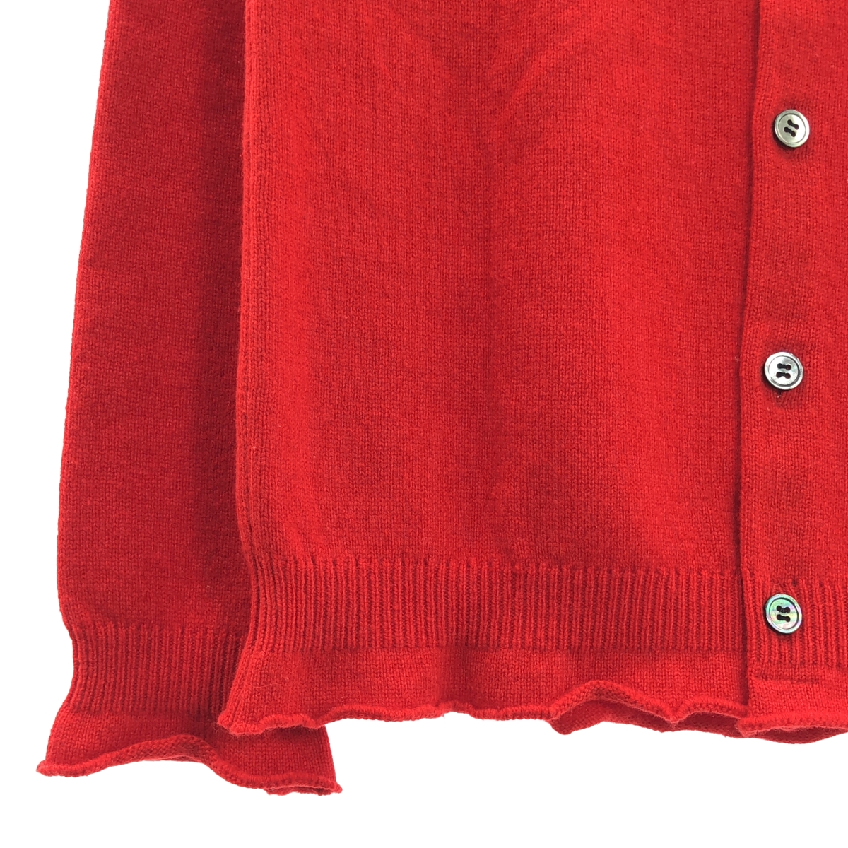 tricot COMME des GARCONS / トリココムデギャルソン ウール カシミヤ クルーネックカーディガン