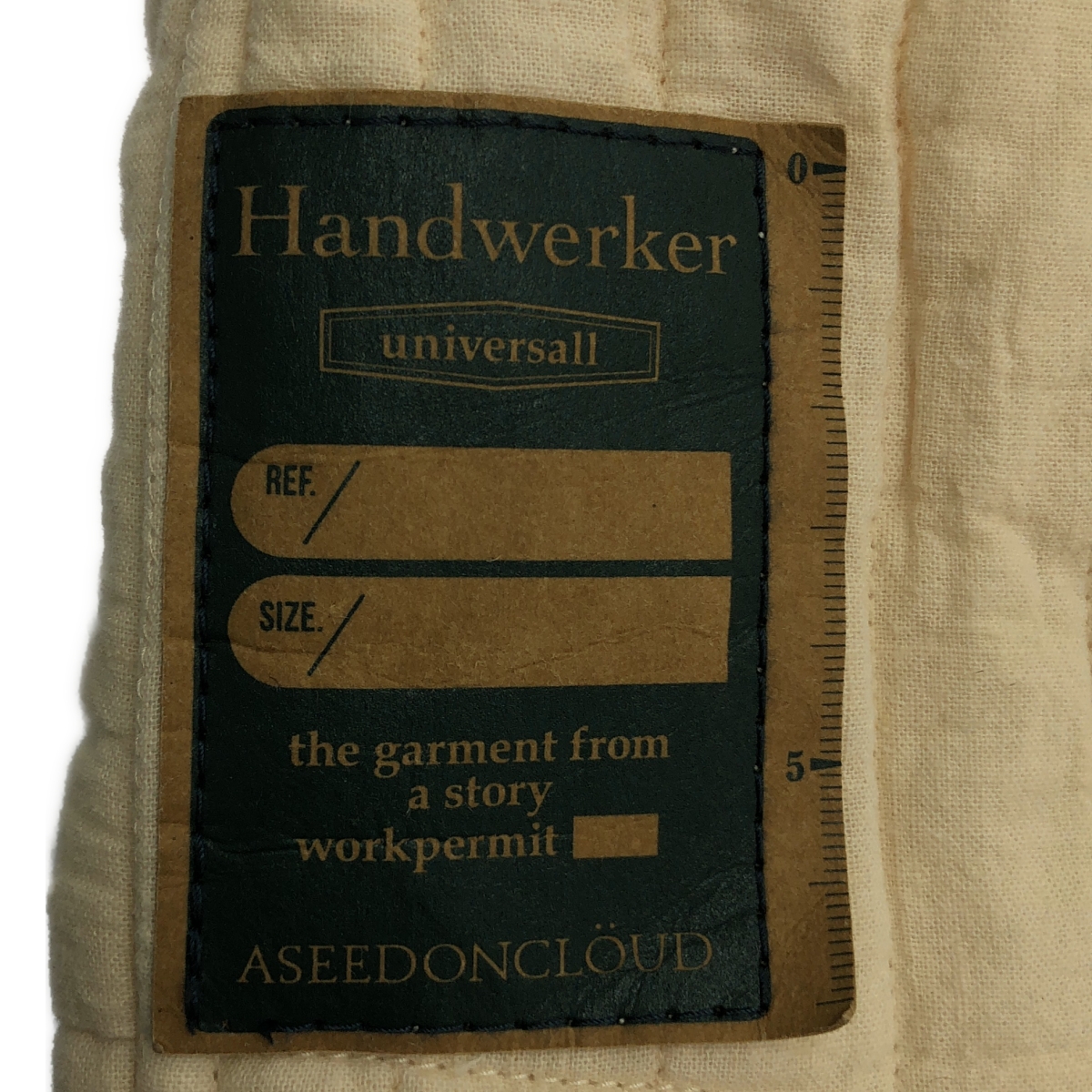 ASEEDONCLOUD / アシードンクラウド Handwerker Florist vest フローリスト ベスト ユニセックス