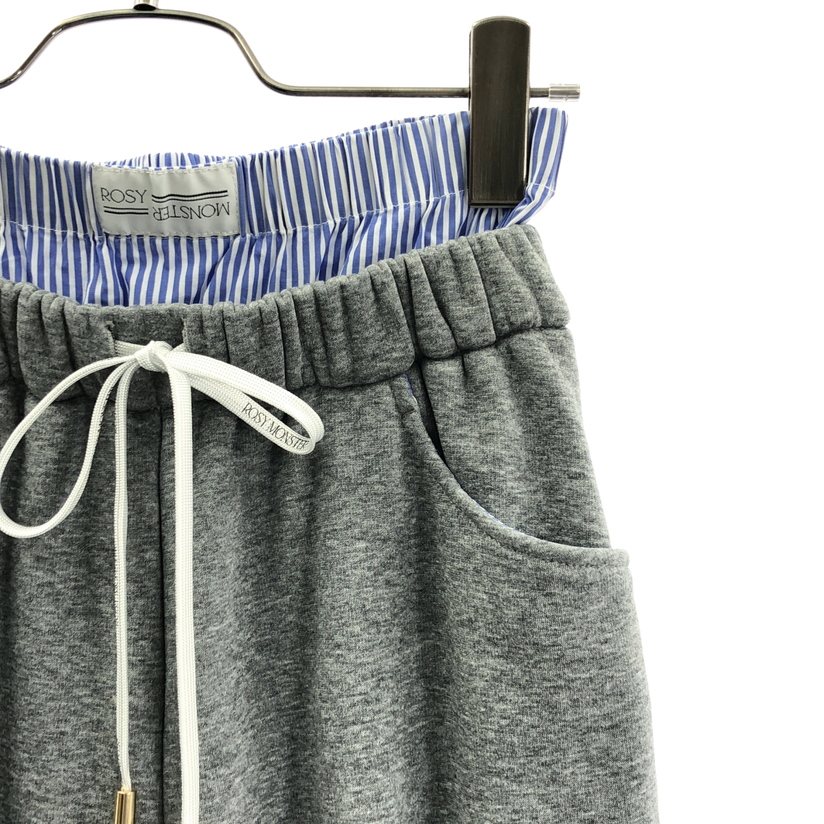 その他 ロゴドローストリング レイヤード スウェットパンツ