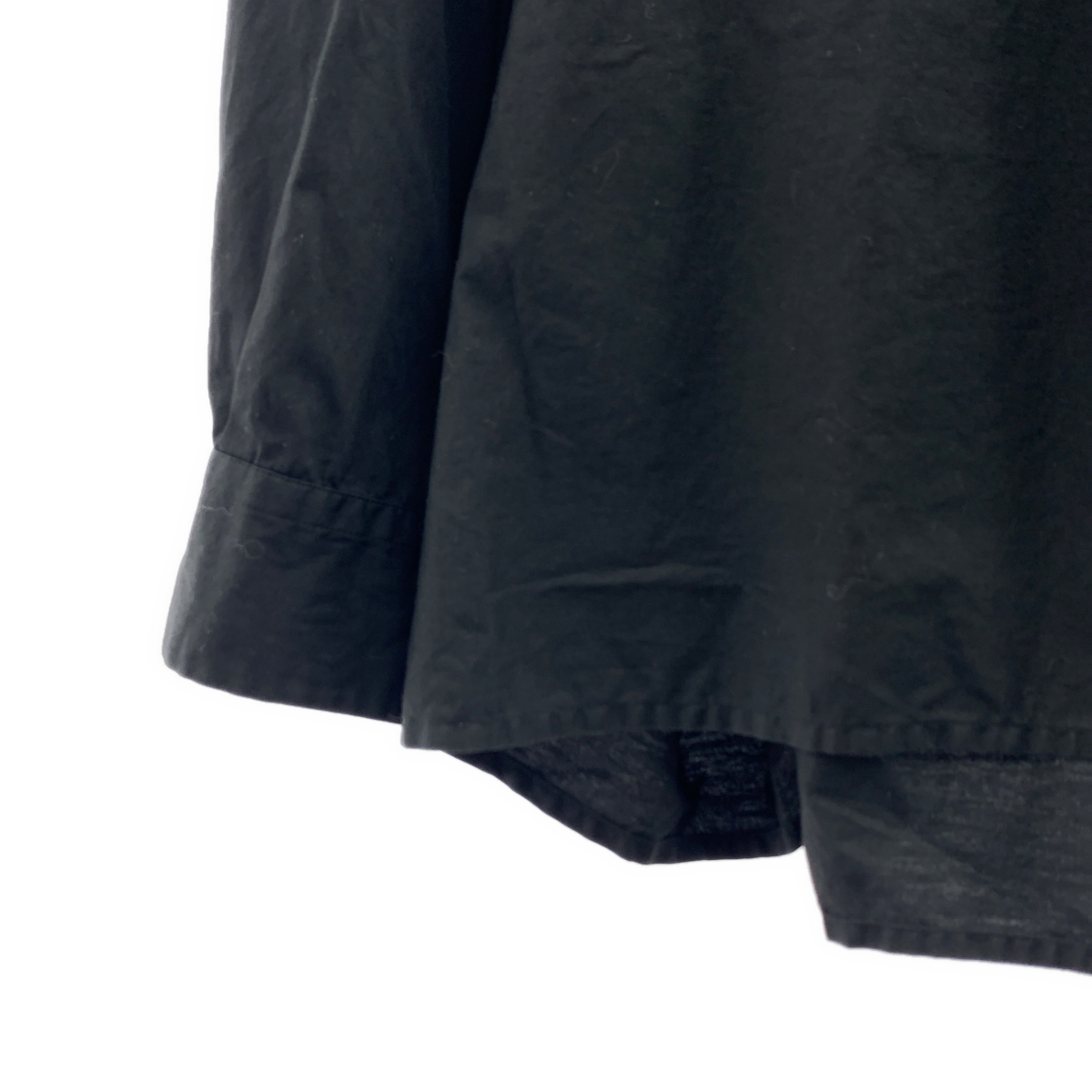 tricot COMME des GARCONS / トリココムデギャルソン ラウンドカラー ギャザー シャツ ブラウス