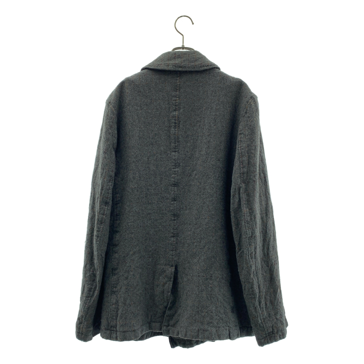 COMME des GARCONS HOMME / コムデギャルソンオム ウール縮絨 チェック ピーコート