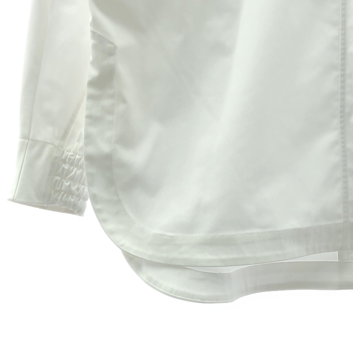 HYKE / ハイク TASLAN TWILL TOP / バックジップ スリット ブラウス