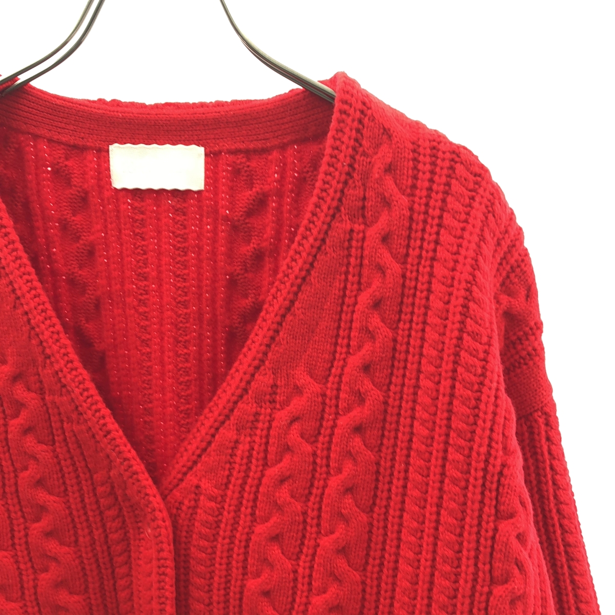 その他 Cable Knit Cardigan / ロゴボタン ケーブル ニット カーディガン