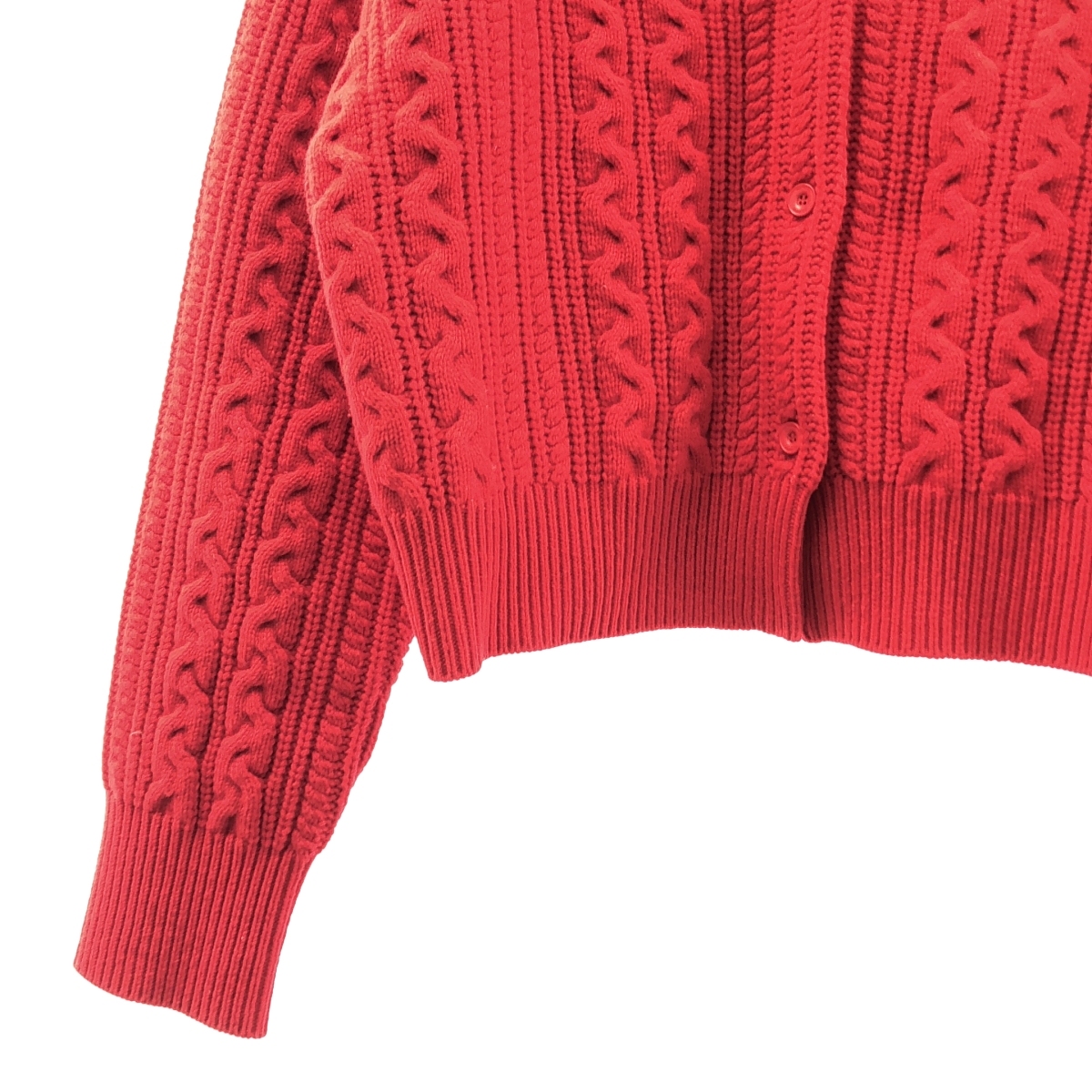 その他 Cable Knit Cardigan / ロゴボタン ケーブル ニット カーディガン