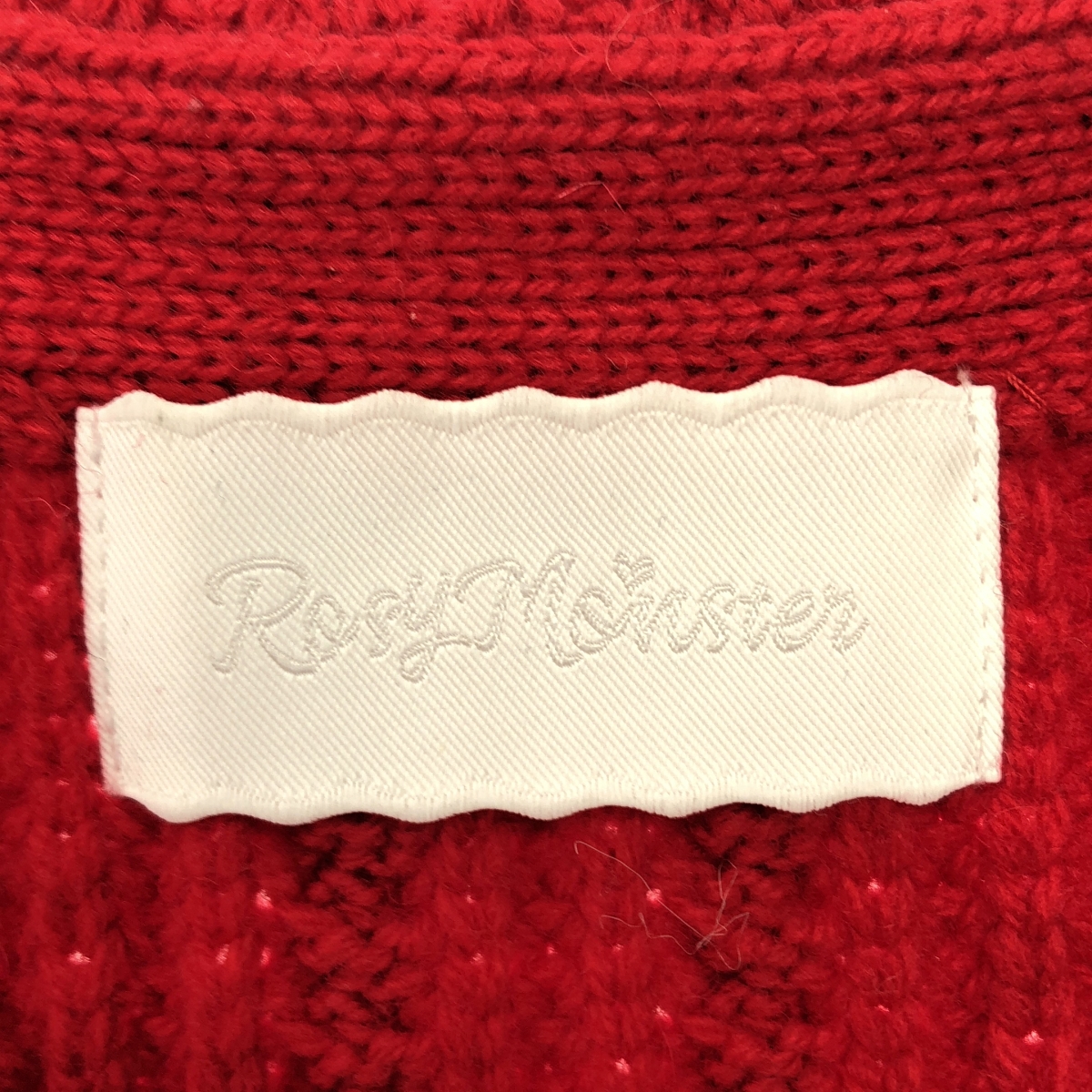 その他 Cable Knit Cardigan / ロゴボタン ケーブル ニット カーディガン