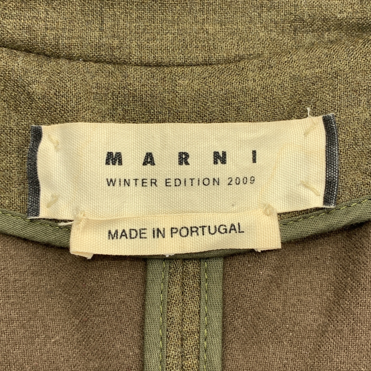 MARNI / マルニ コットン ウール チェスターコート