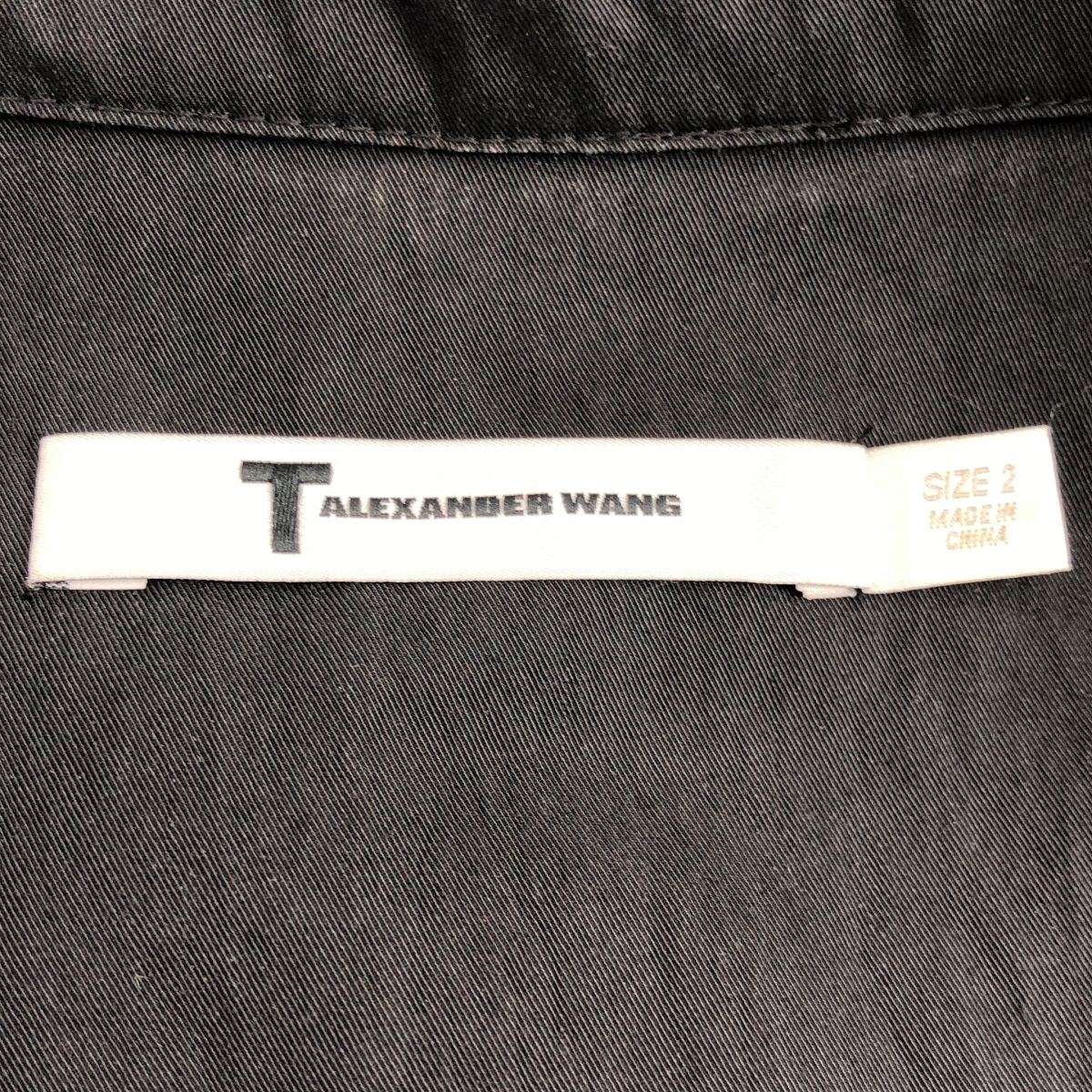 T by Alexander Wang / ティーバイアレキサンダーワン コットン ナイロン ジップアップ オールインワン