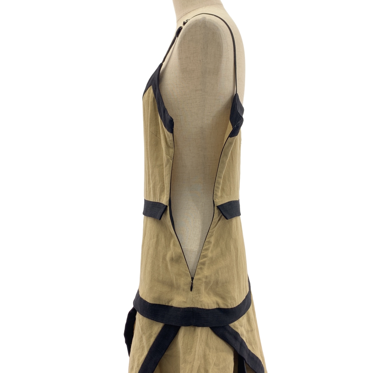 JW Anderson / ジェイダブルアンダーソン リネン バイカラー ロングワンピース