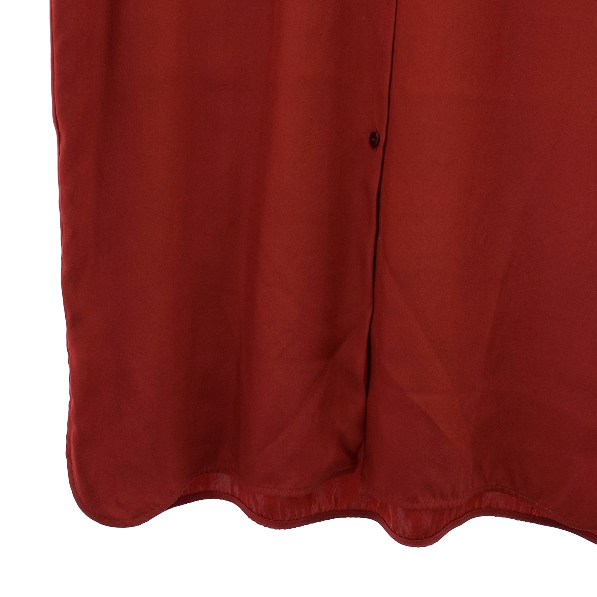 その他 シルク シャツワンピース