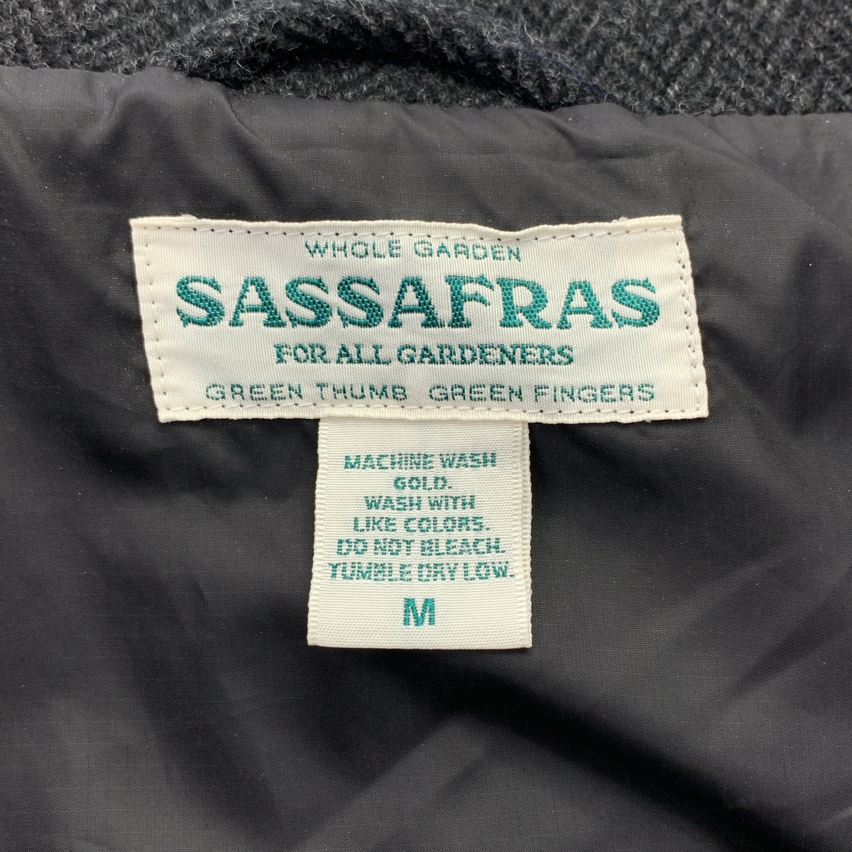 SASSAFRAS / ササフラス ARMOR JACKET ウール ヘリンボーン アーマージャケット