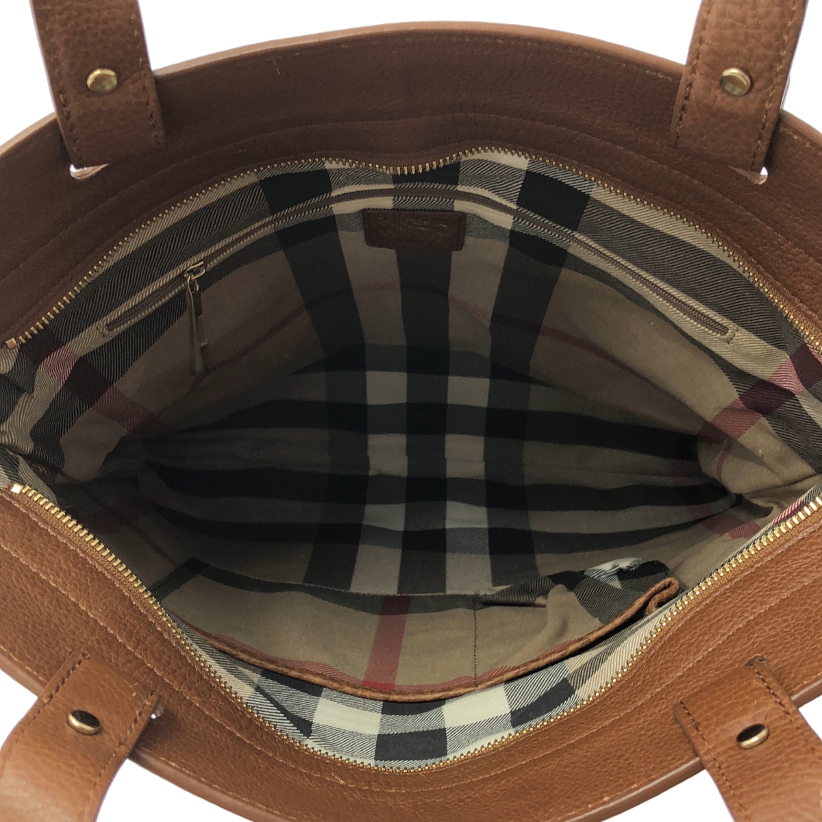 Burberry / バーバリー ロゴ 刺しゅう トートバッグ