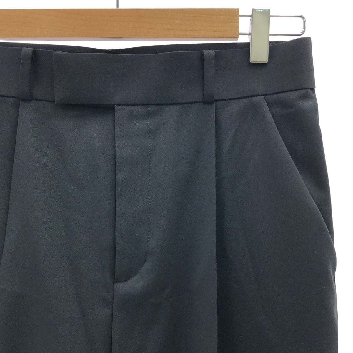 NOBLE / ノーブル エステルツイルストレッチスラックスパンツ