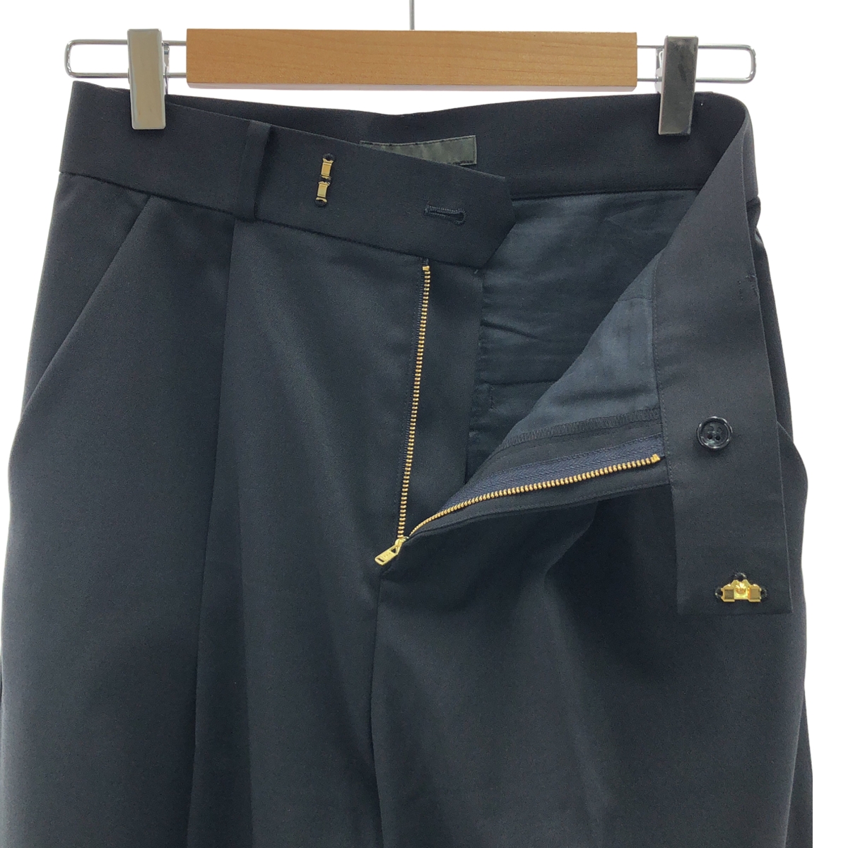 NOBLE / ノーブル エステルツイルストレッチスラックスパンツ