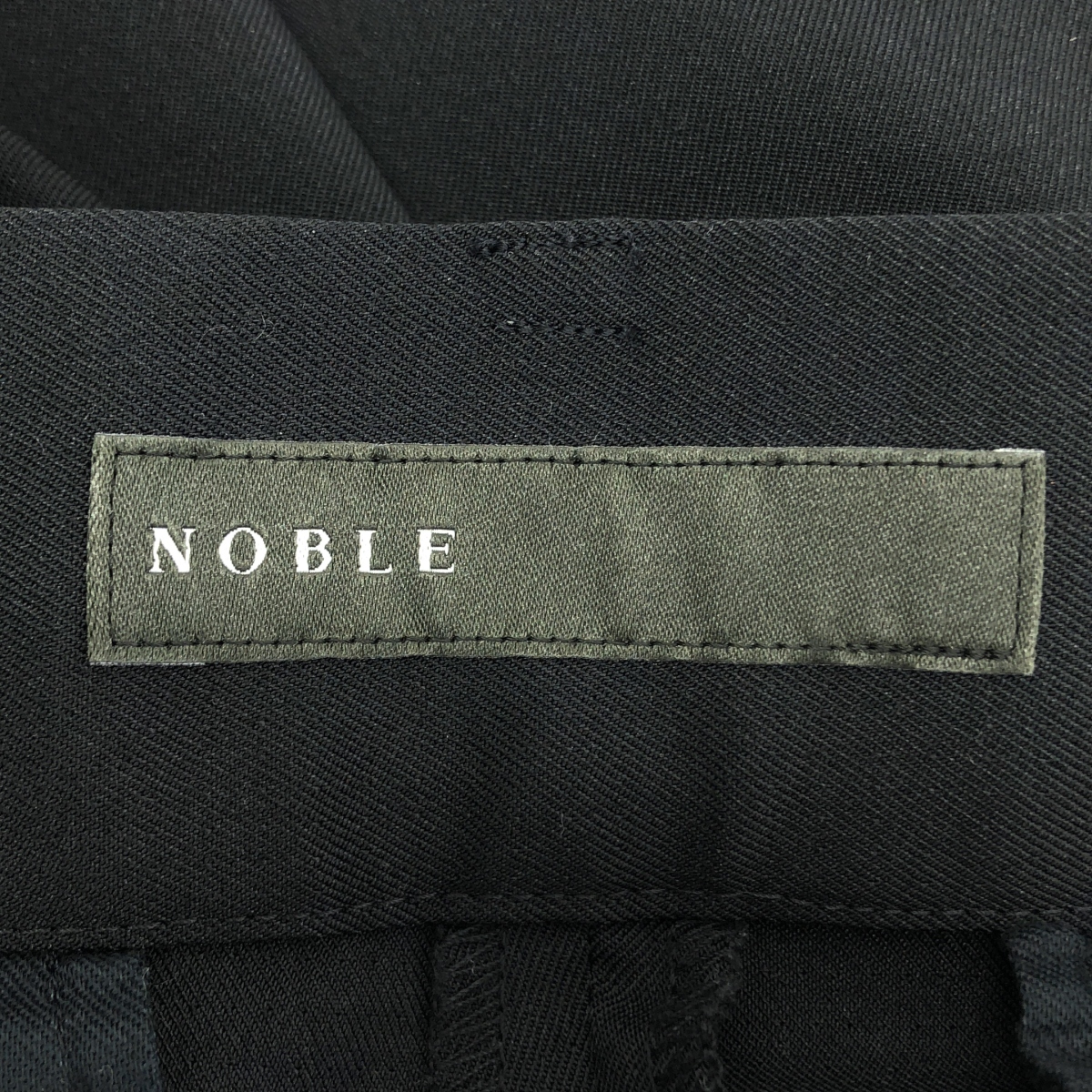NOBLE / ノーブル エステルツイルストレッチスラックスパンツ