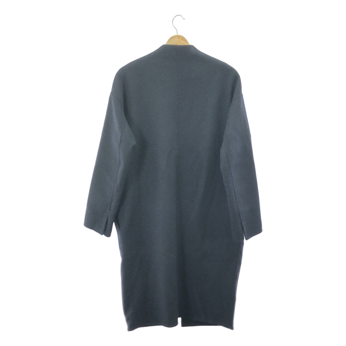 ENFOLD / エンフォルド ウールリバー ノーカラー コート