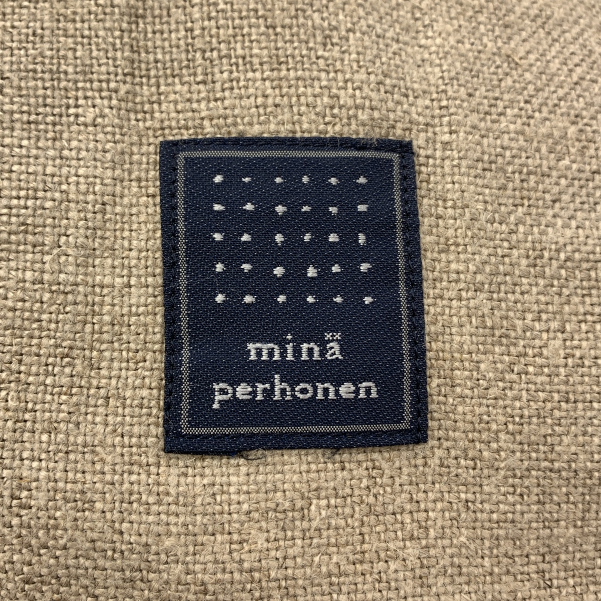 mina perhonen / ミナペルホネン forest parade / フォレストパレード エンブロイダリー レザーハンドル バッグ