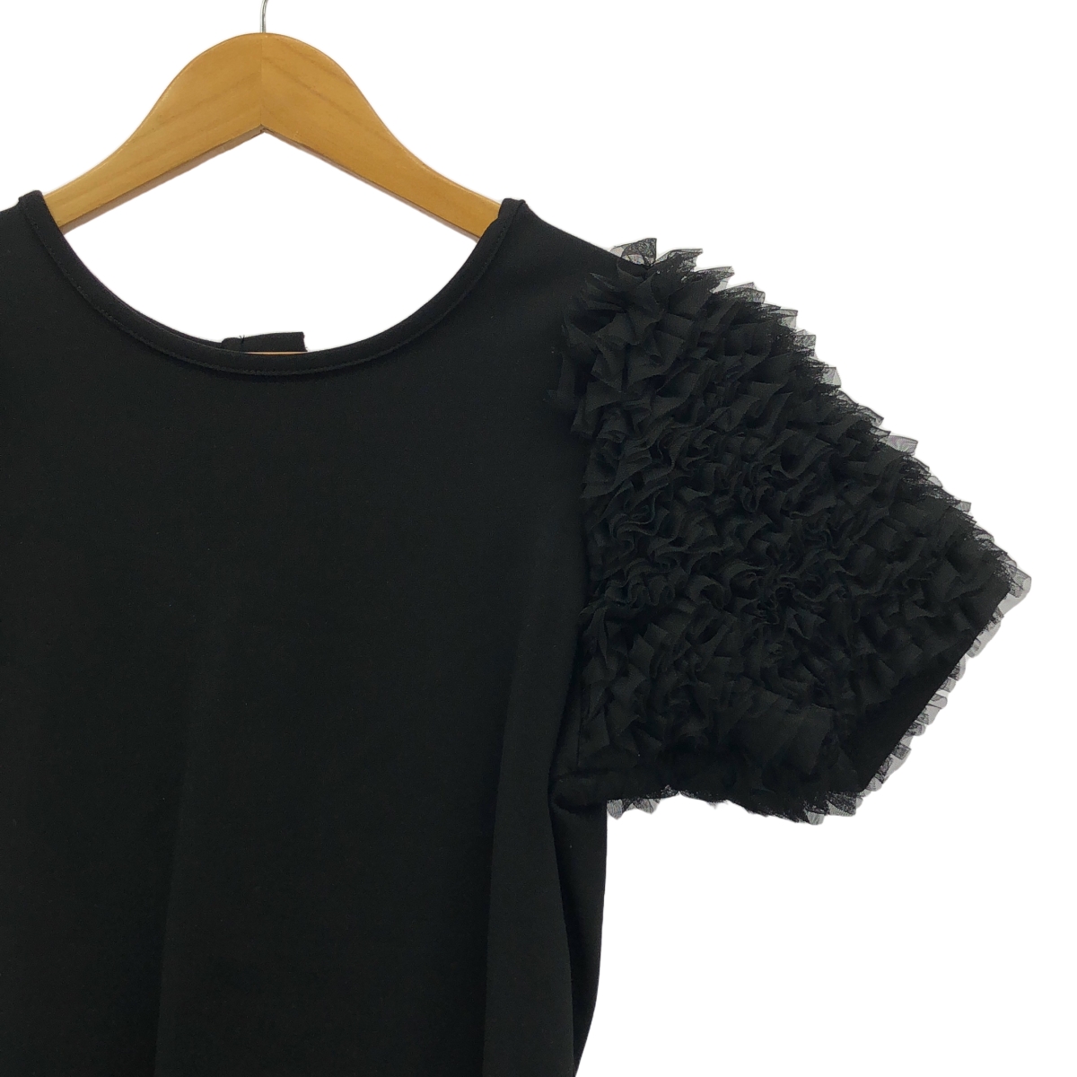 JENNE / ジェンヌ 袖ボリュームチュールＴシャツ