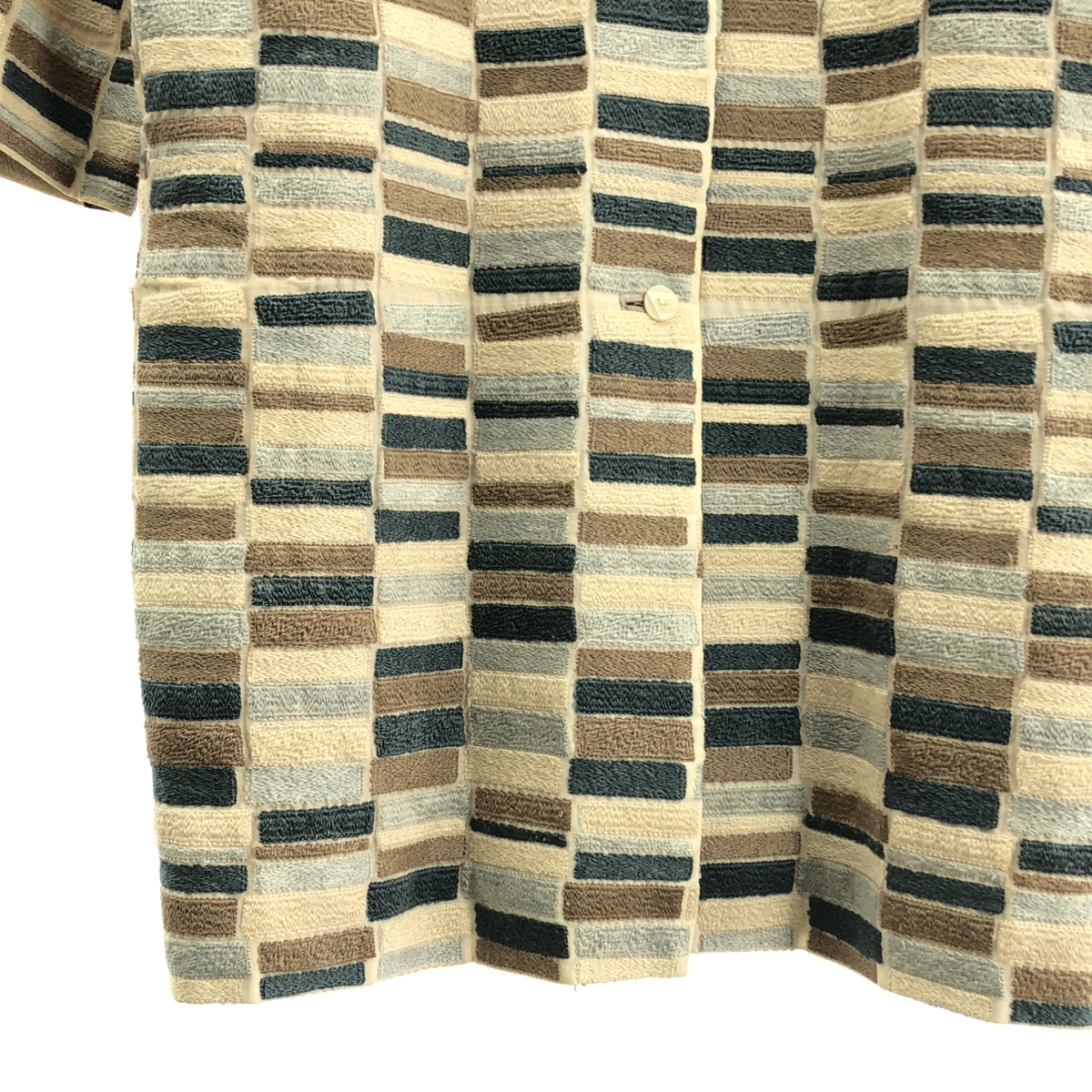 mina perhonen / ミナペルホネン lake ノーカラー ハーフコート