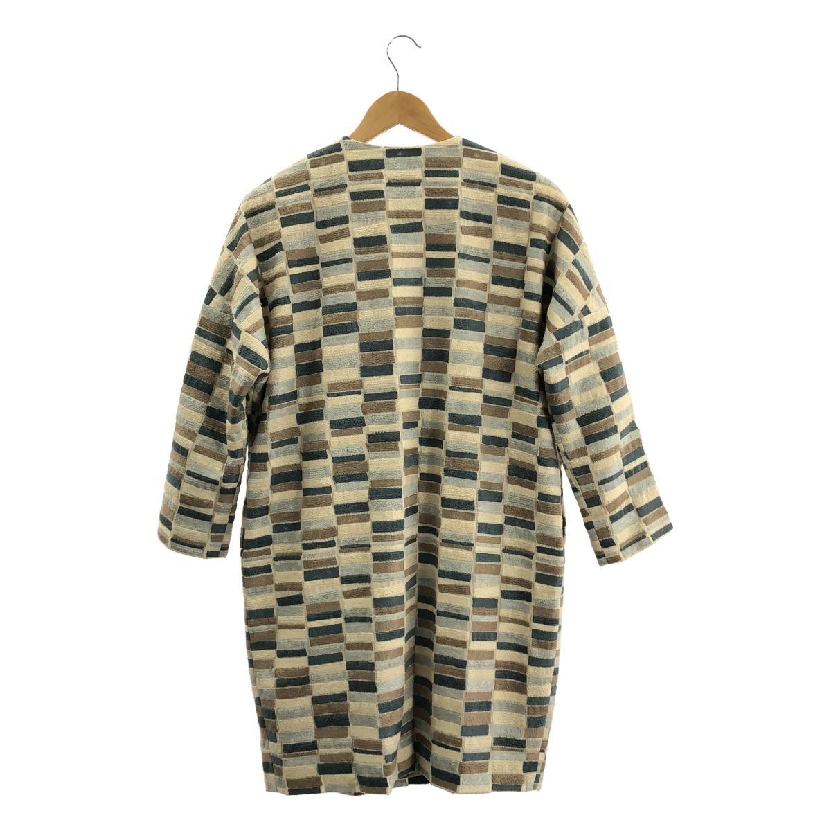 mina perhonen / ミナペルホネン lake ノーカラー ハーフコート