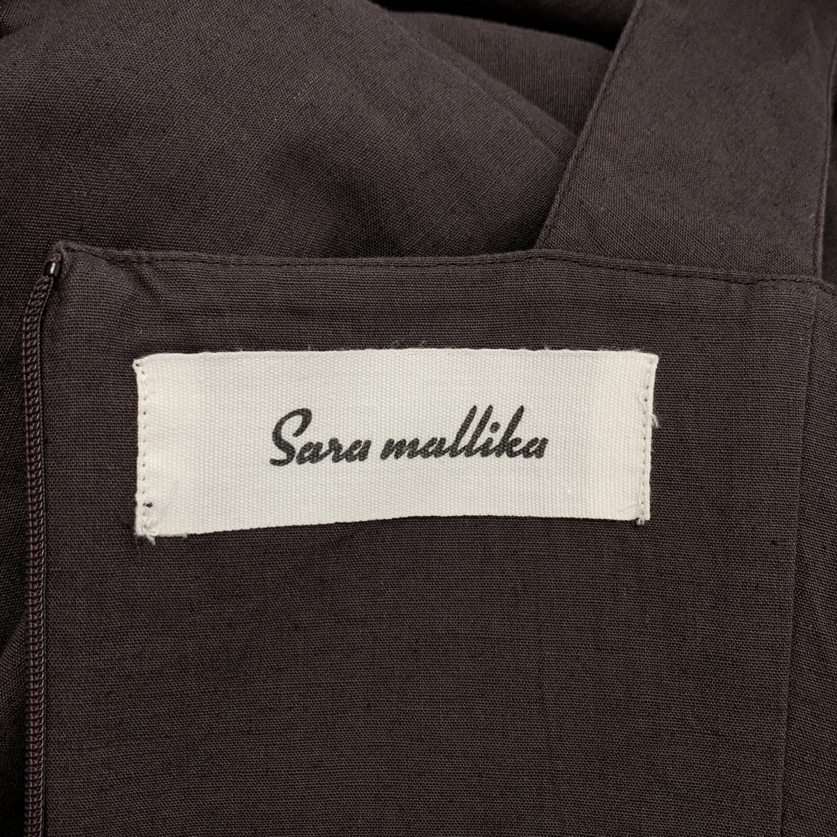 sara mallika / サラマリカ コットン リネン ノースリーブ ワンピース