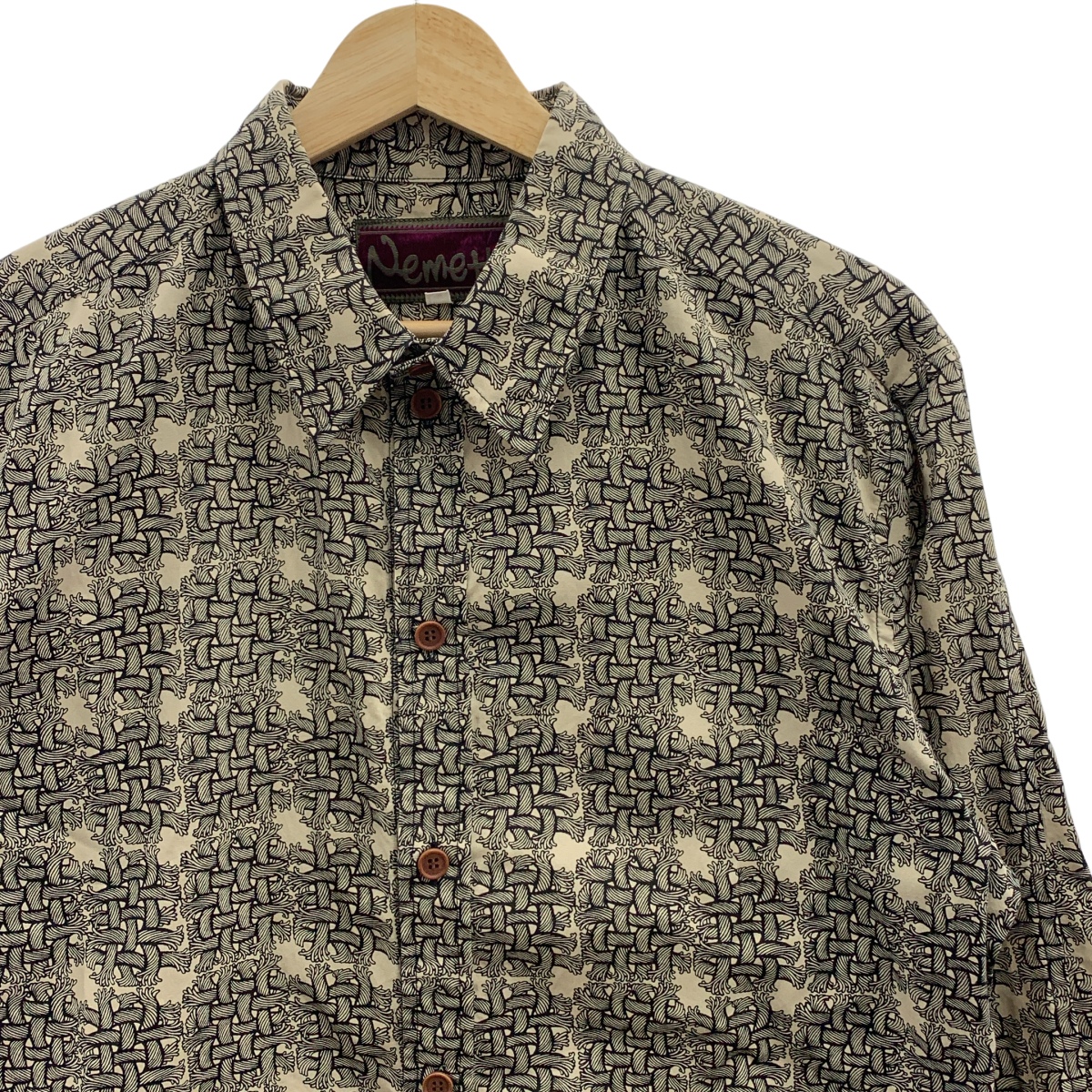 Nemeth / ネメス rope pattern regular collar shirt ロープ柄 シャツ