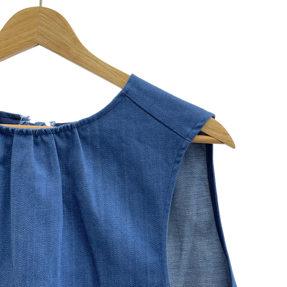 その他 ribbon denim vest リボン デニム ベスト