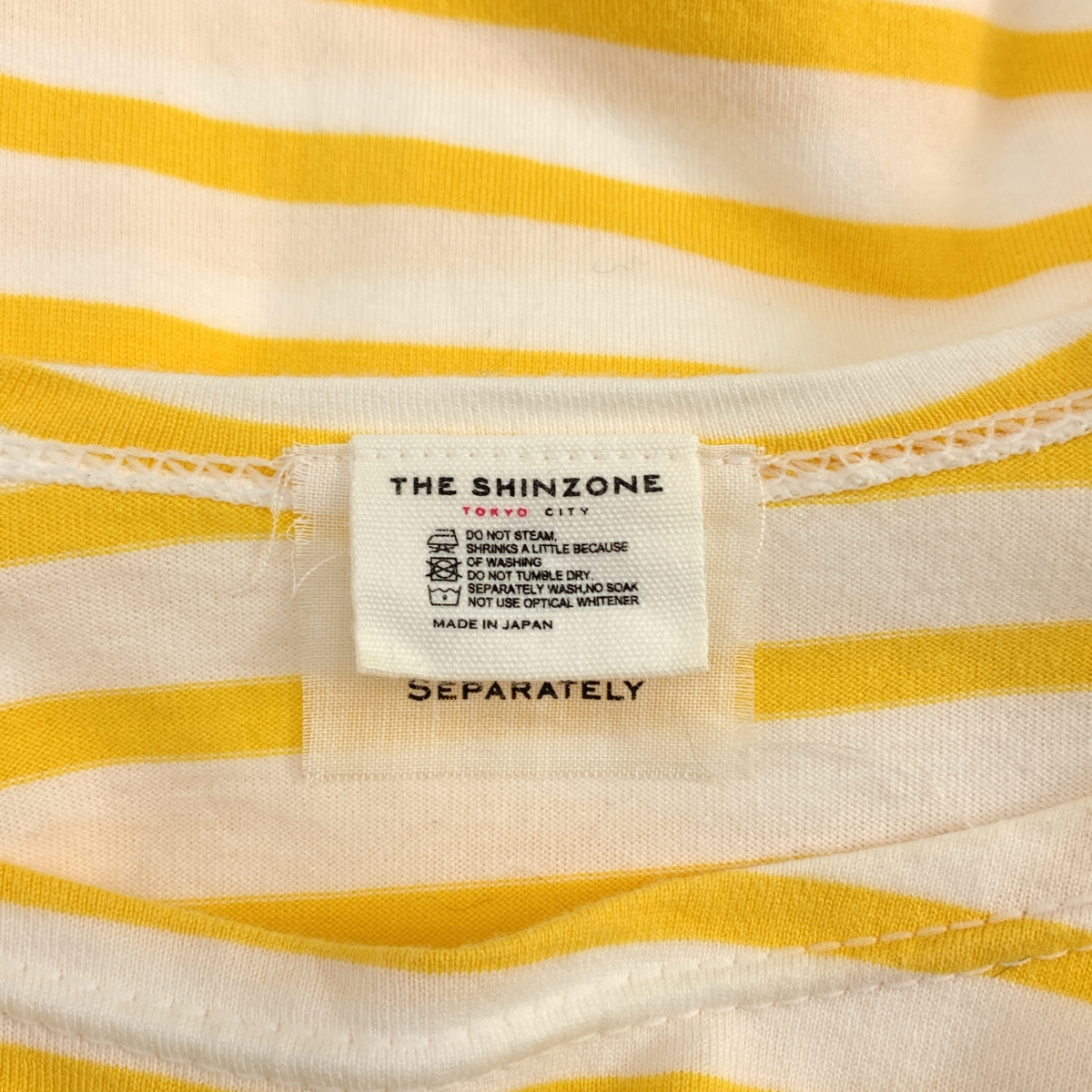 Shinzone / シンゾーン MARINE BORDER TEE / コットン ボーダー カットソー