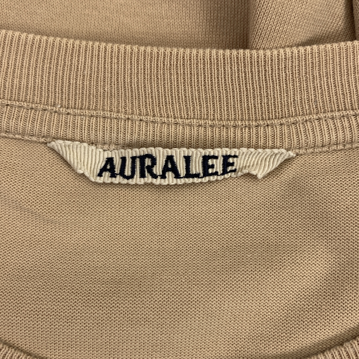 AURALEE / オーラリー LUSTER PLAITING L/S TEE ロングスリーブ カットソー