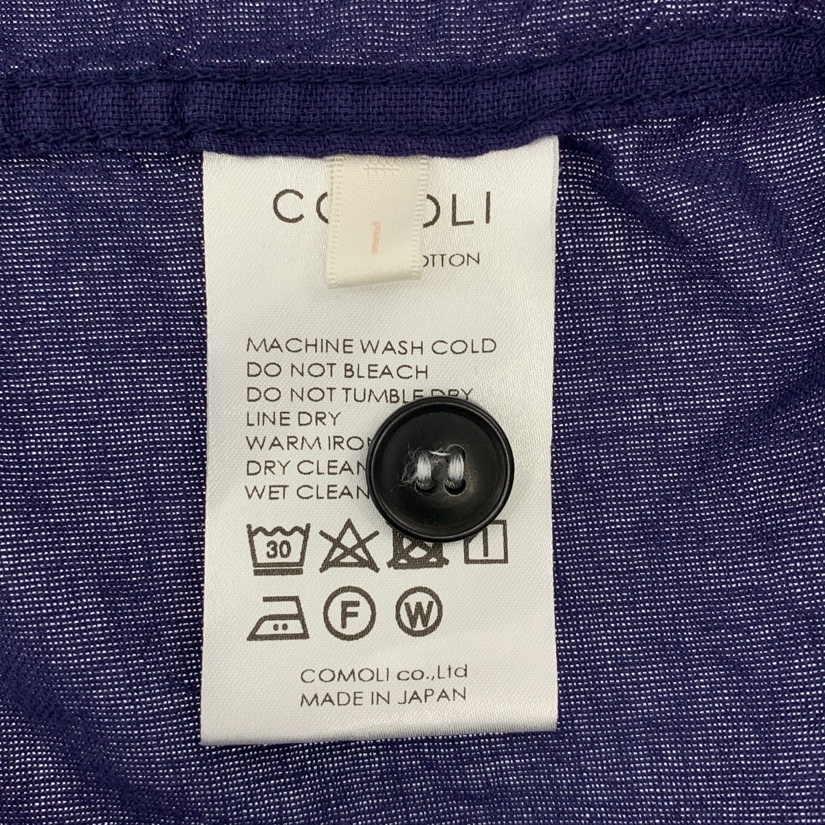 COMOLI / コモリ 空紡オックスシャツジャケット / X01-01025