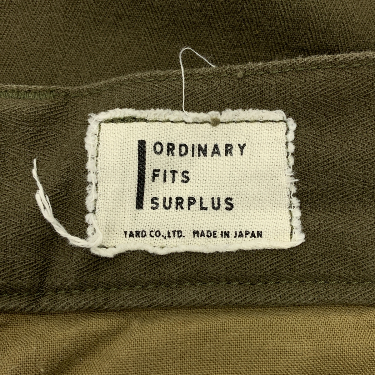 Ordinary fits / オーディナリーフィッツ M-47 コットン カーゴパンツ