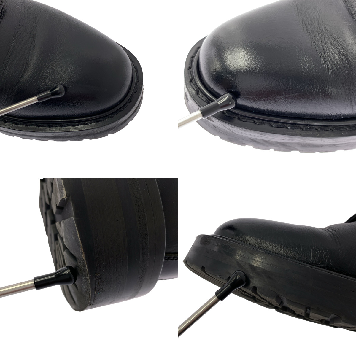 SAINT LAURENT PARIS / サンローランパリ センタージップ レースアップ コンバット レザーブーツ