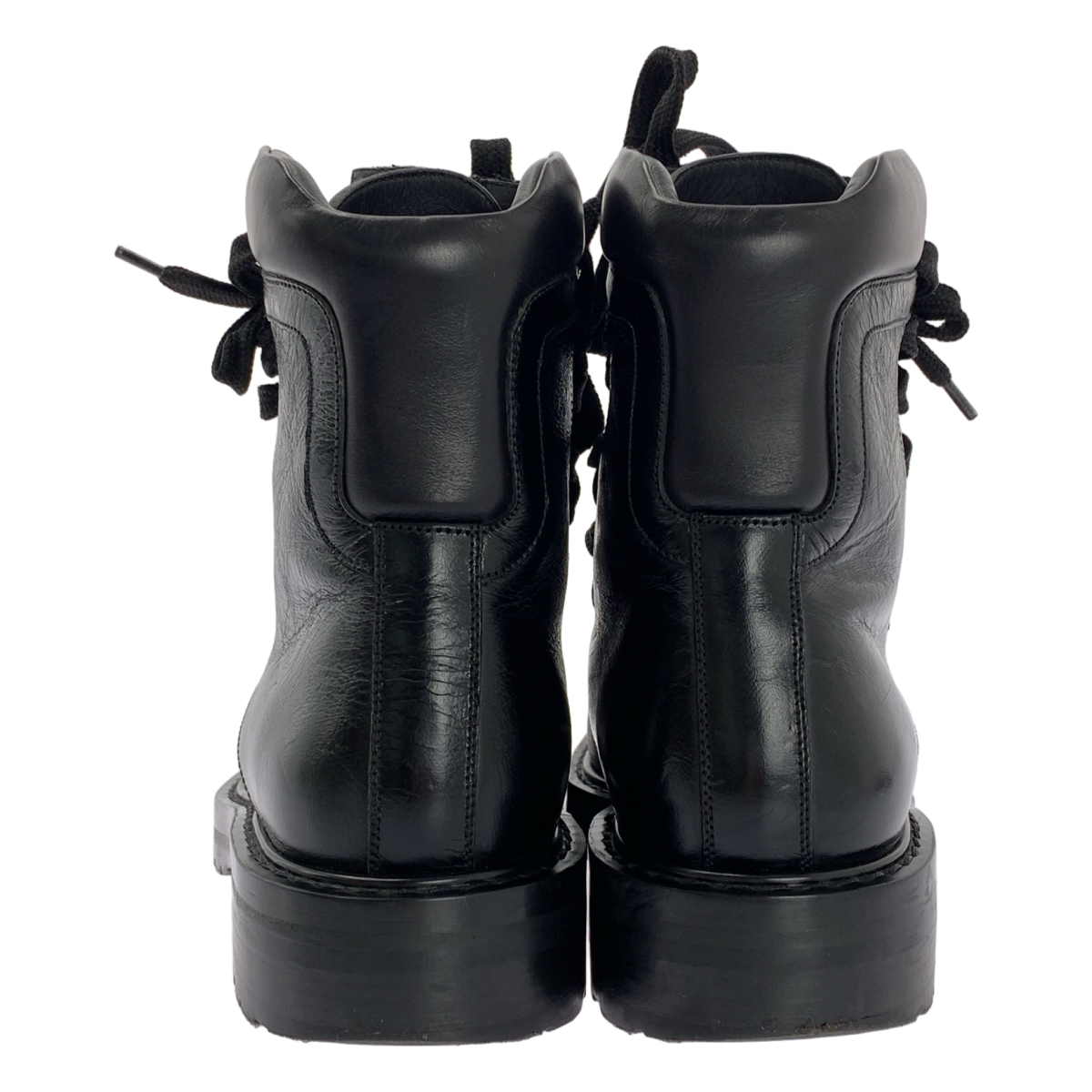 SAINT LAURENT PARIS / サンローランパリ センタージップ レースアップ コンバット レザーブーツ