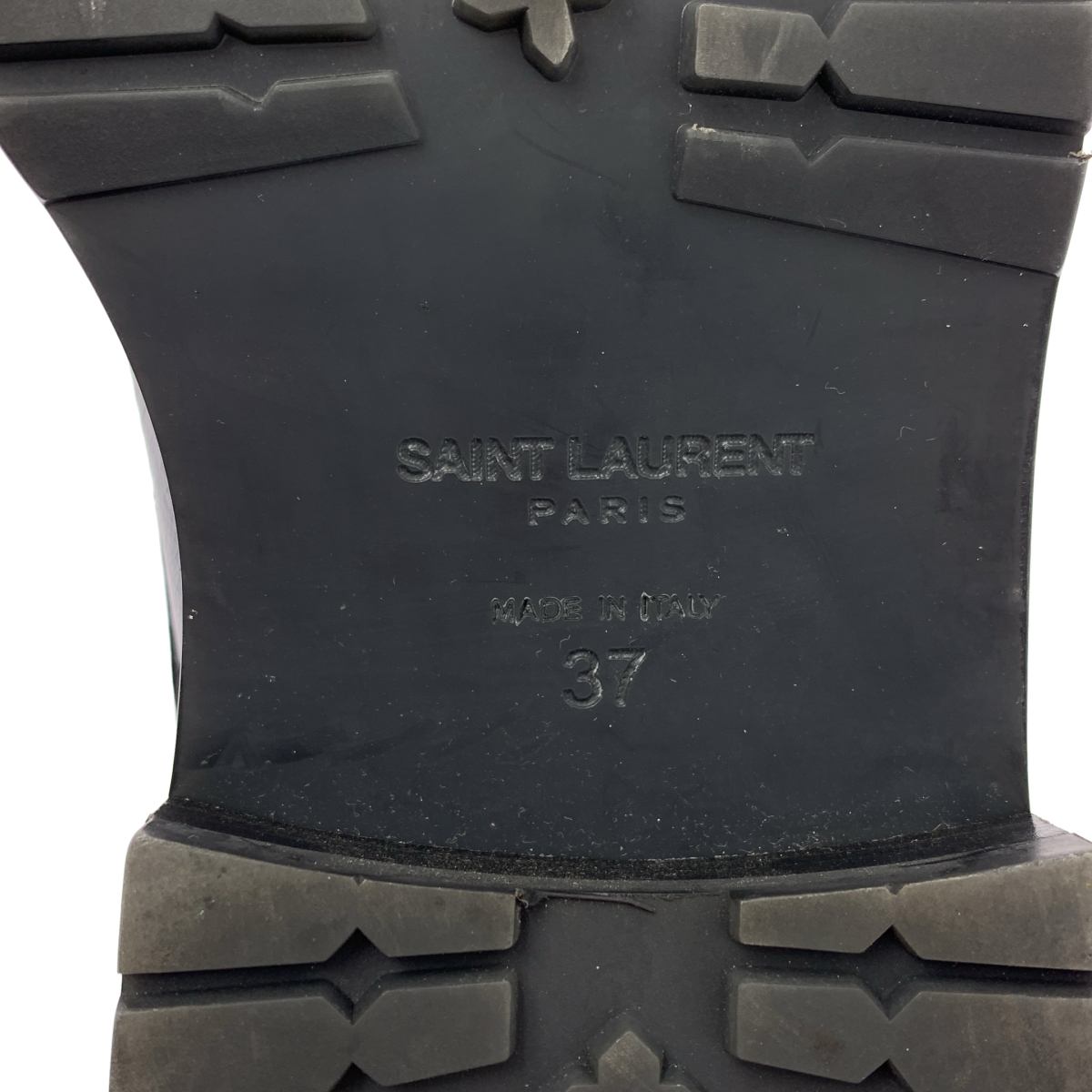 SAINT LAURENT PARIS / サンローランパリ センタージップ レースアップ コンバット レザーブーツ