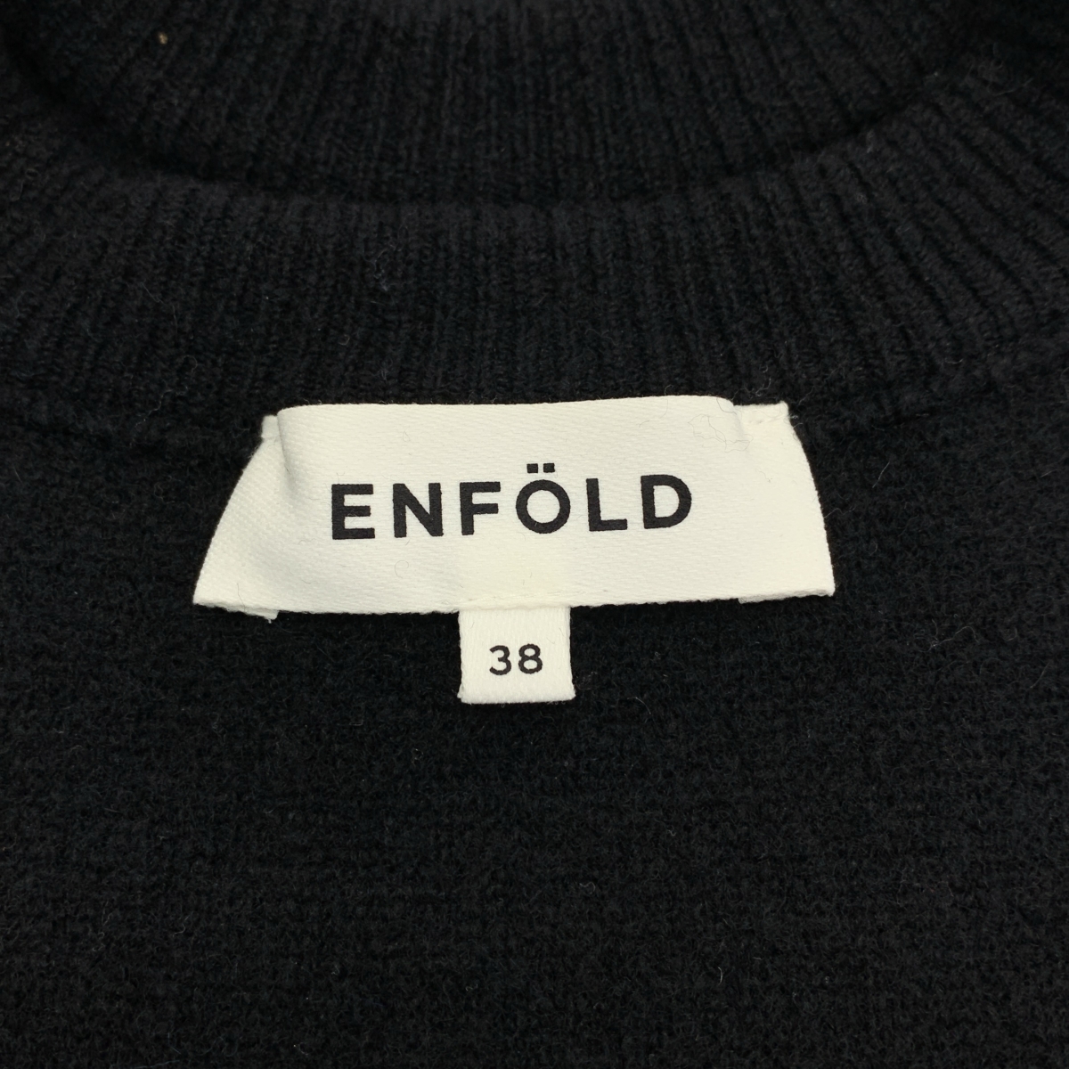 ENFOLD / エンフォルド CIRCLE KNIT BIB / サークルニットビブ ベスト