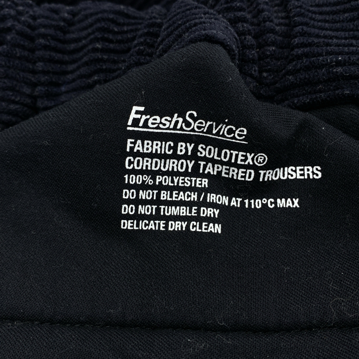 FreshService / フレッシュサービス SOLOTEX CORDUROY TAPERED TROUSERS コーデュロイパンツ