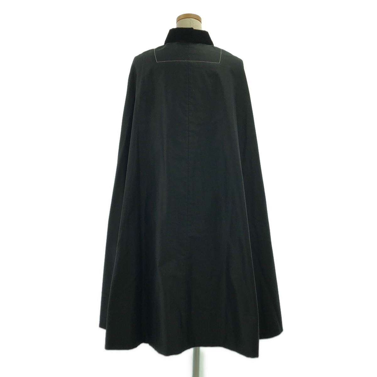 その他 ベロアカラー オーバーシルエット スリーブレス ワンピース