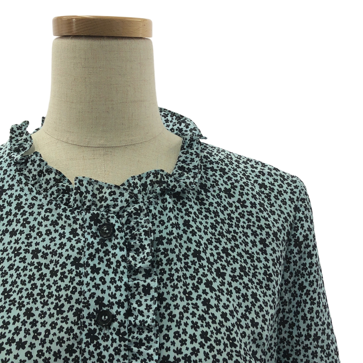 BAUM UND PFERDGARTEN / バウムウンドヘルガーデン 総柄 小花 フラワー フリル ドレス ワンピース