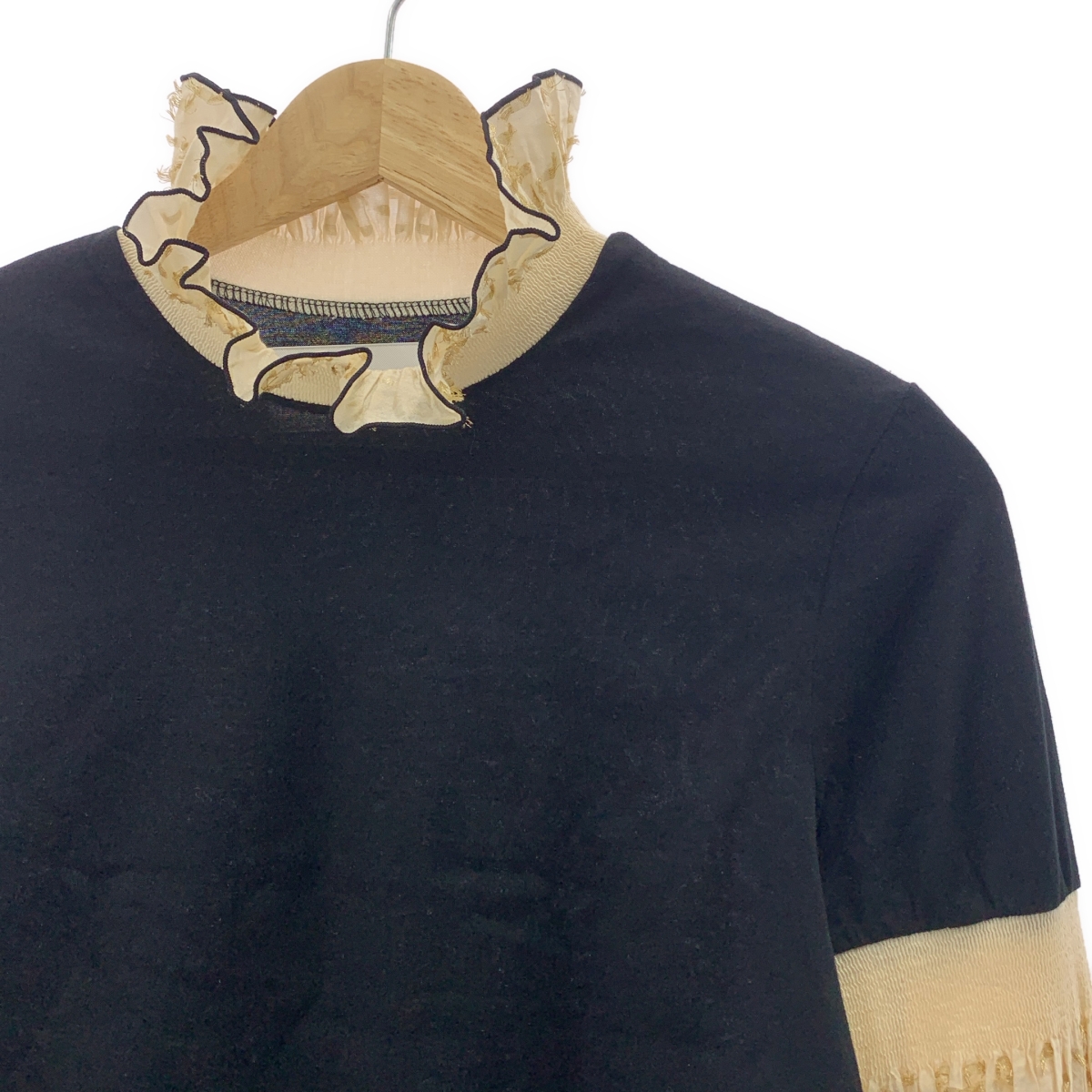 その他 フリル 切替 ドッキング カットソー