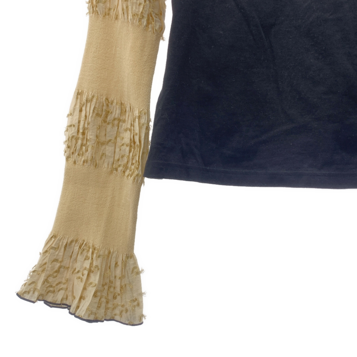 その他 フリル 切替 ドッキング カットソー