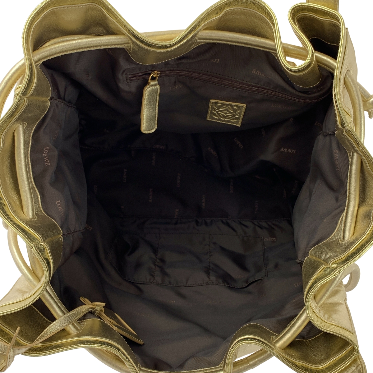 LOEWE / ロエベ サイドギャザー ワイド トートバッグ