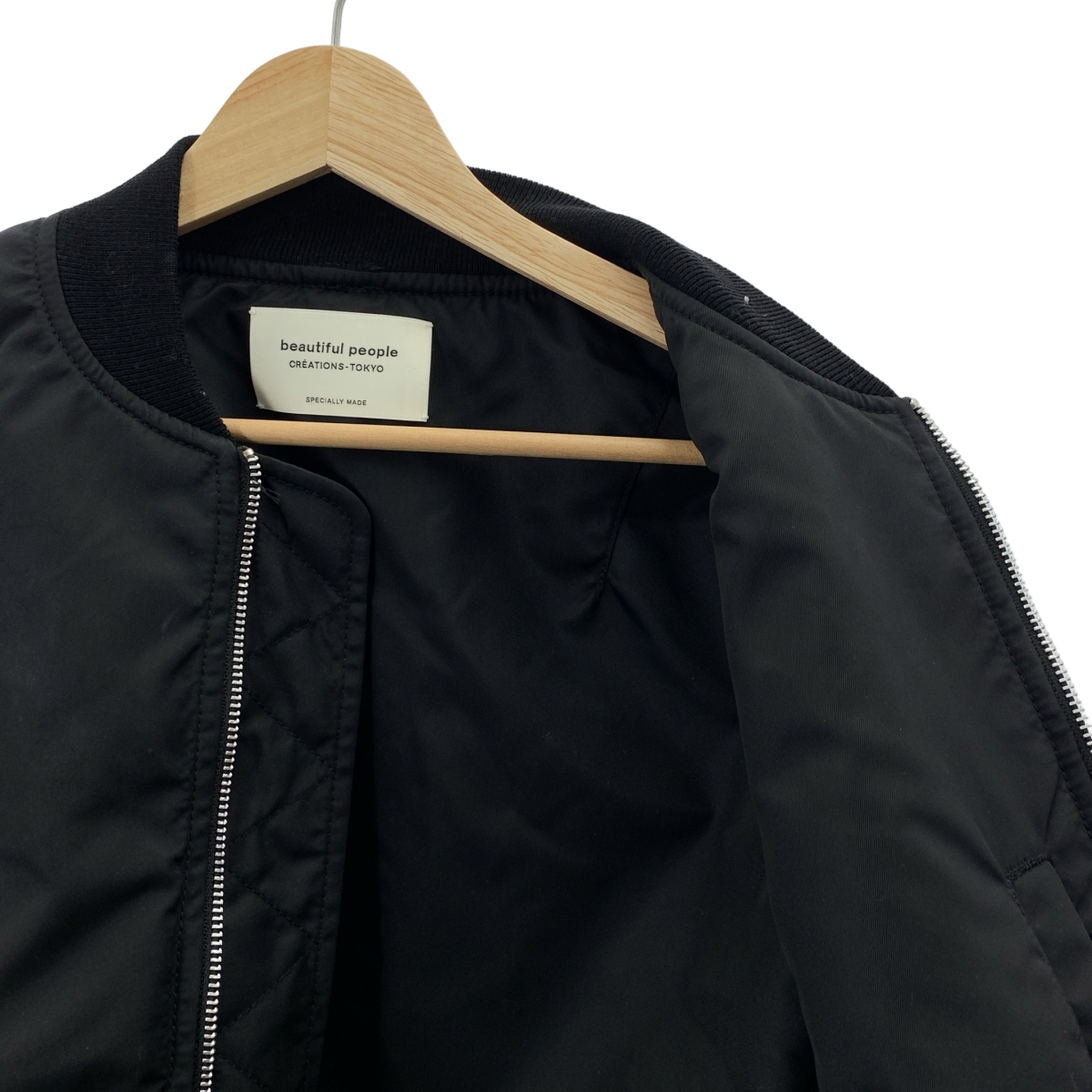 beautiful people / ビューティフルピープル ボリュームスリーブ MA-1 ジャケット