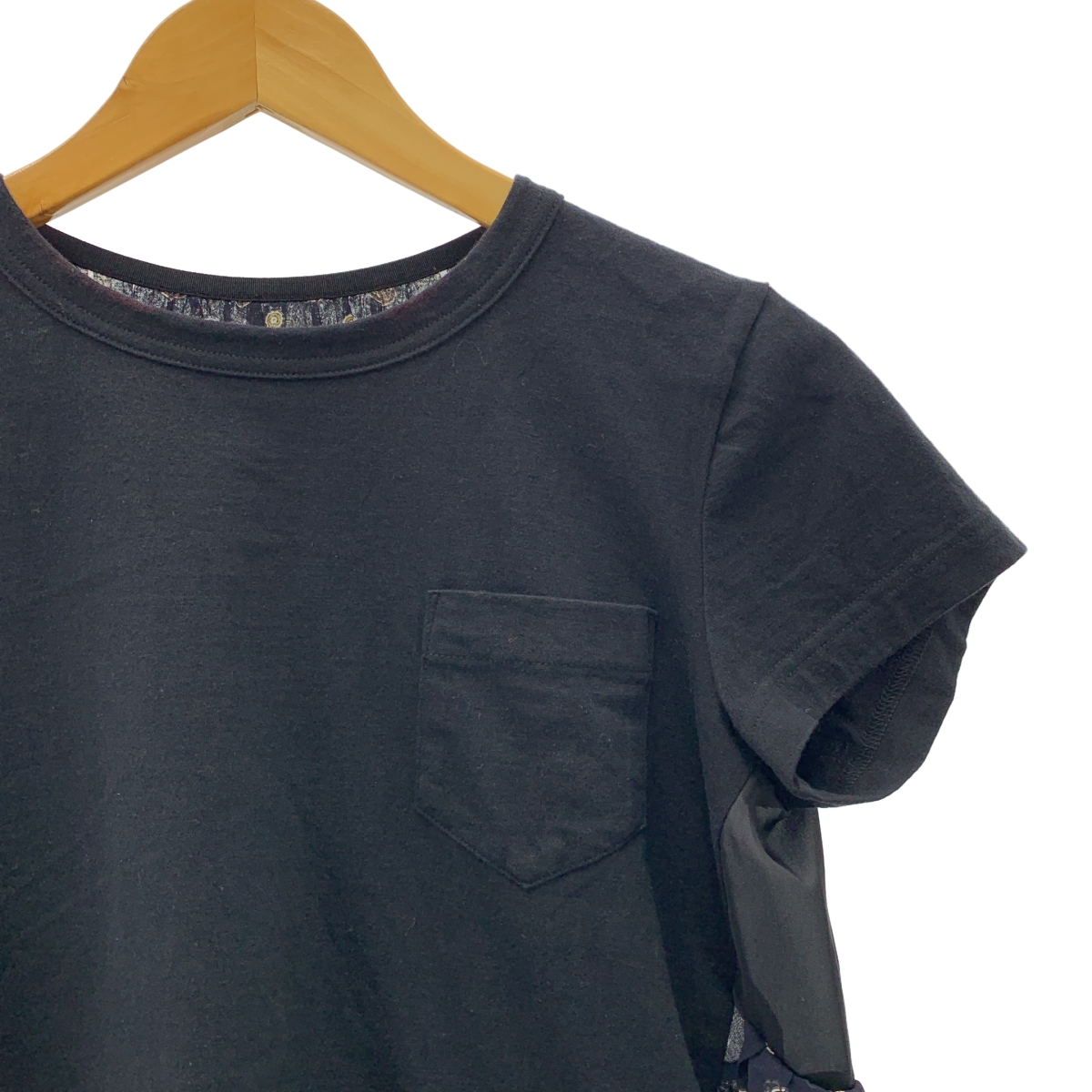 sacai / サカイ Komon Print T-Shirt 小紋柄 シアー プリーツ トップス Tシャツ