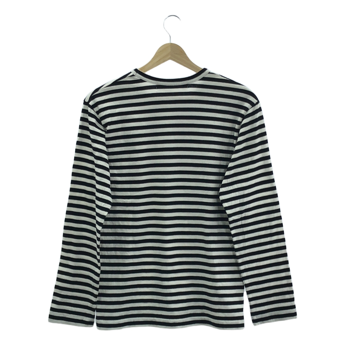 PLAY COMME des GARCONS / プレイコムデギャルソン ハートワッペン ボーダー クルーネック カットソー