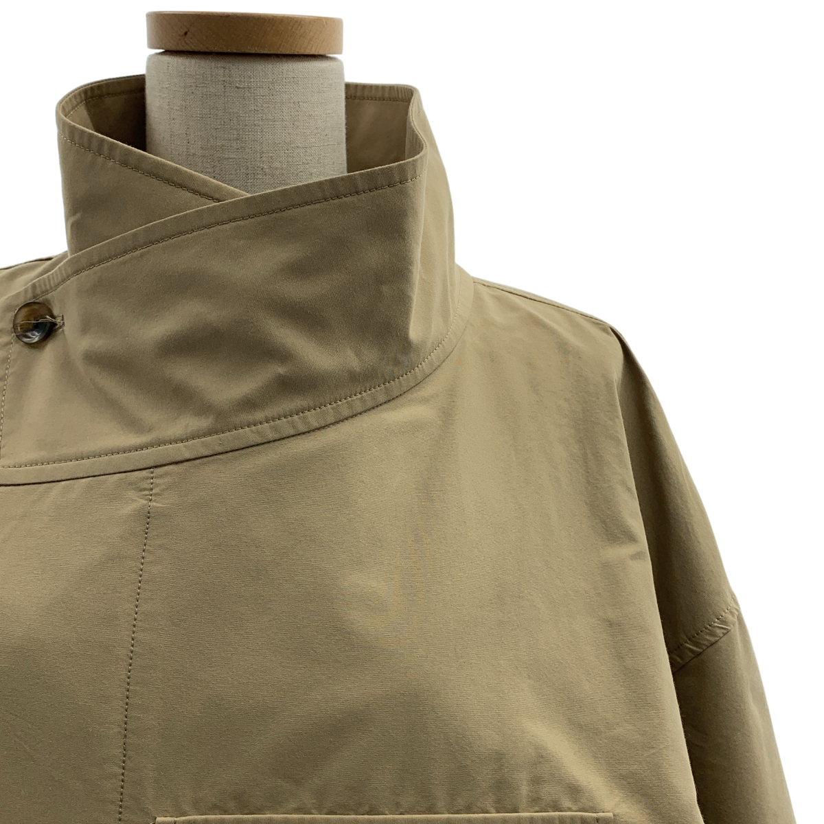 その他 スタンドネック フライフロント オーバー コート